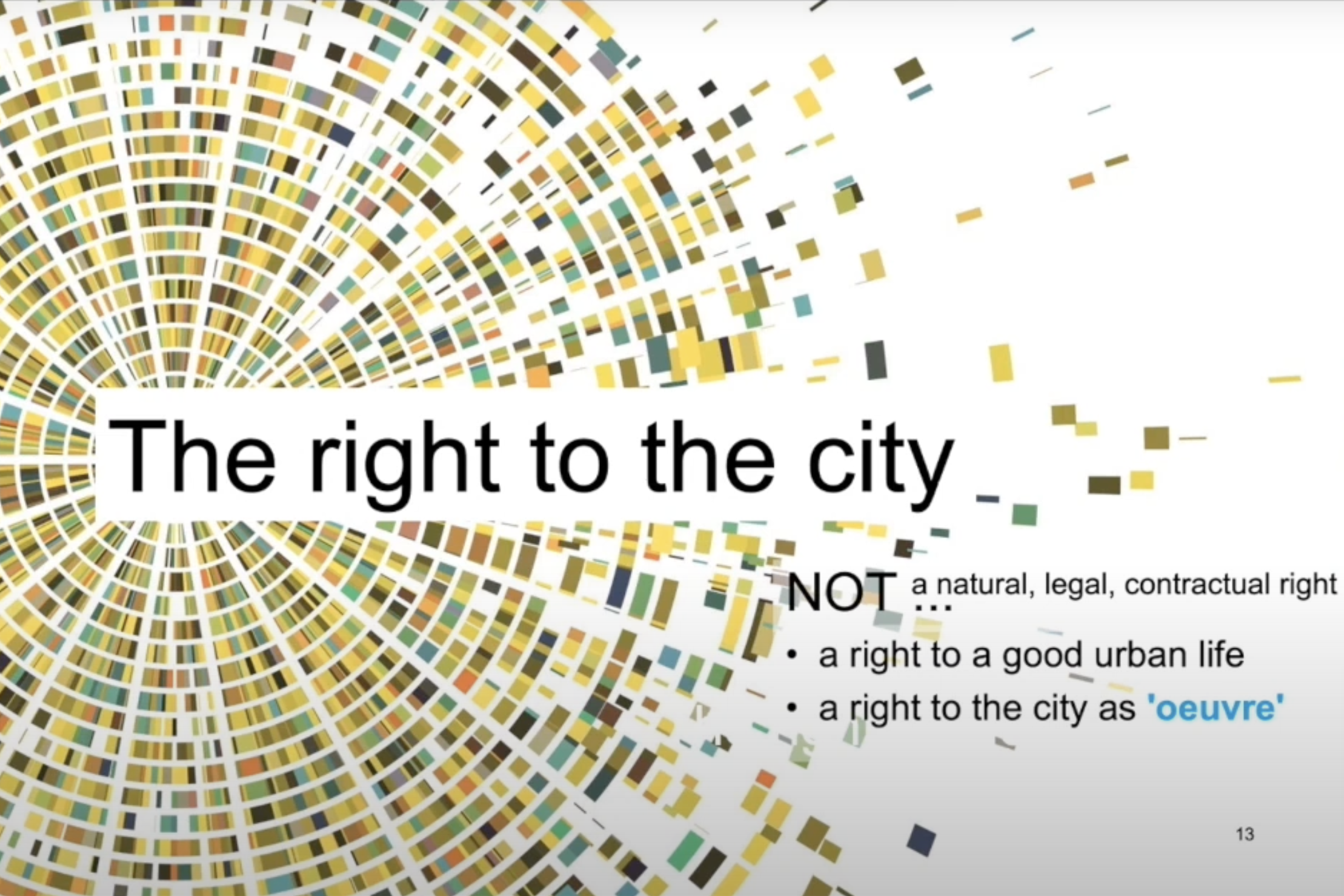 A Route Out Of Permacrisis? The Informational Right To The City